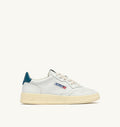 ZAPATILLAS BAJAS MEDALIST EN PIEL BLANCA Y AZUL PATO