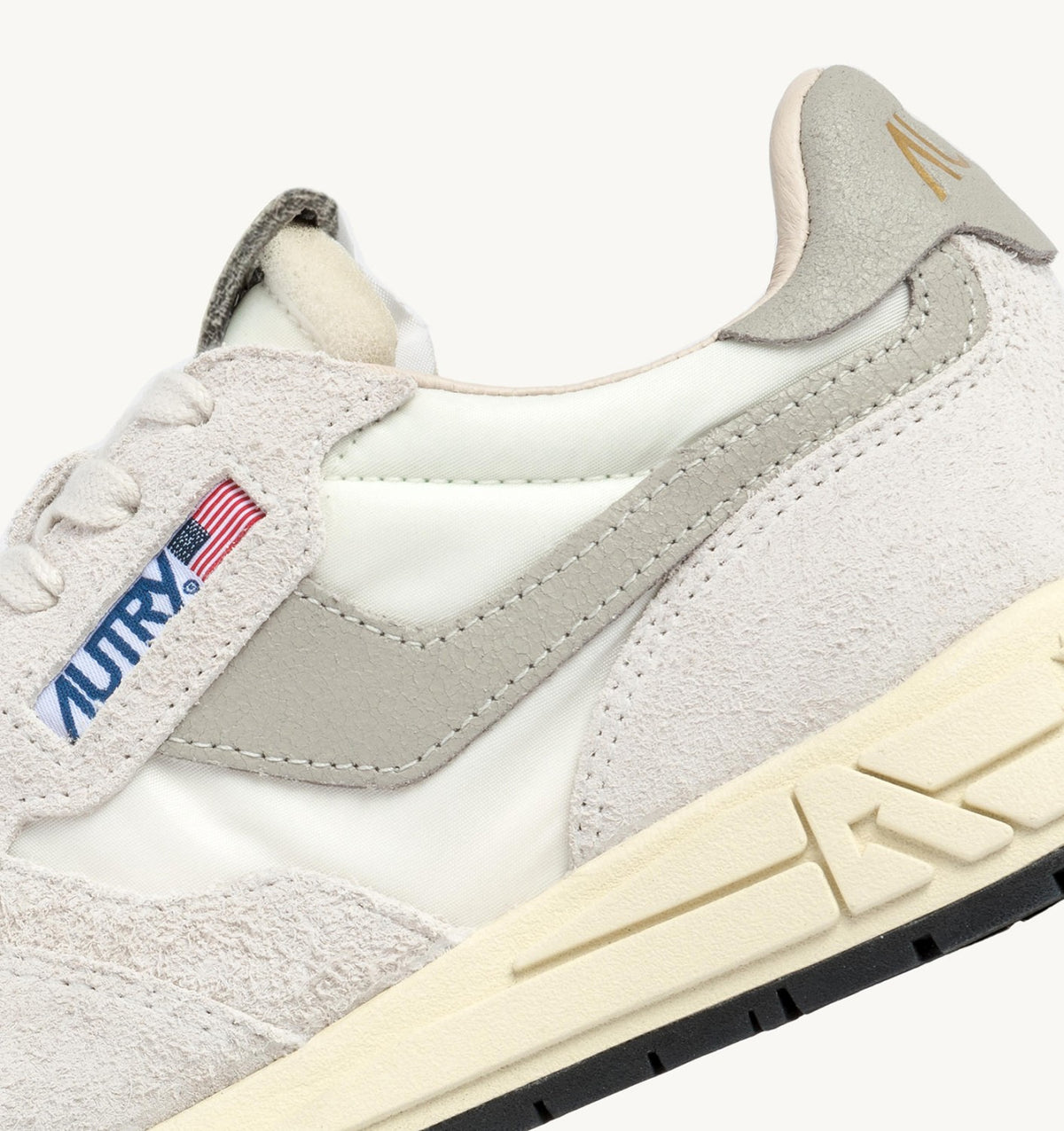 REELWIND LOW SNEAKERS IN WHITE NYLON AND SUEDE