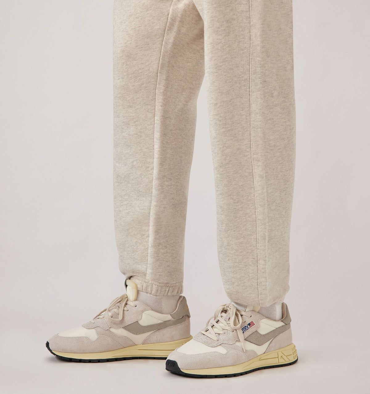 REELWIND LOW SNEAKERS IN WHITE NYLON AND SUEDE