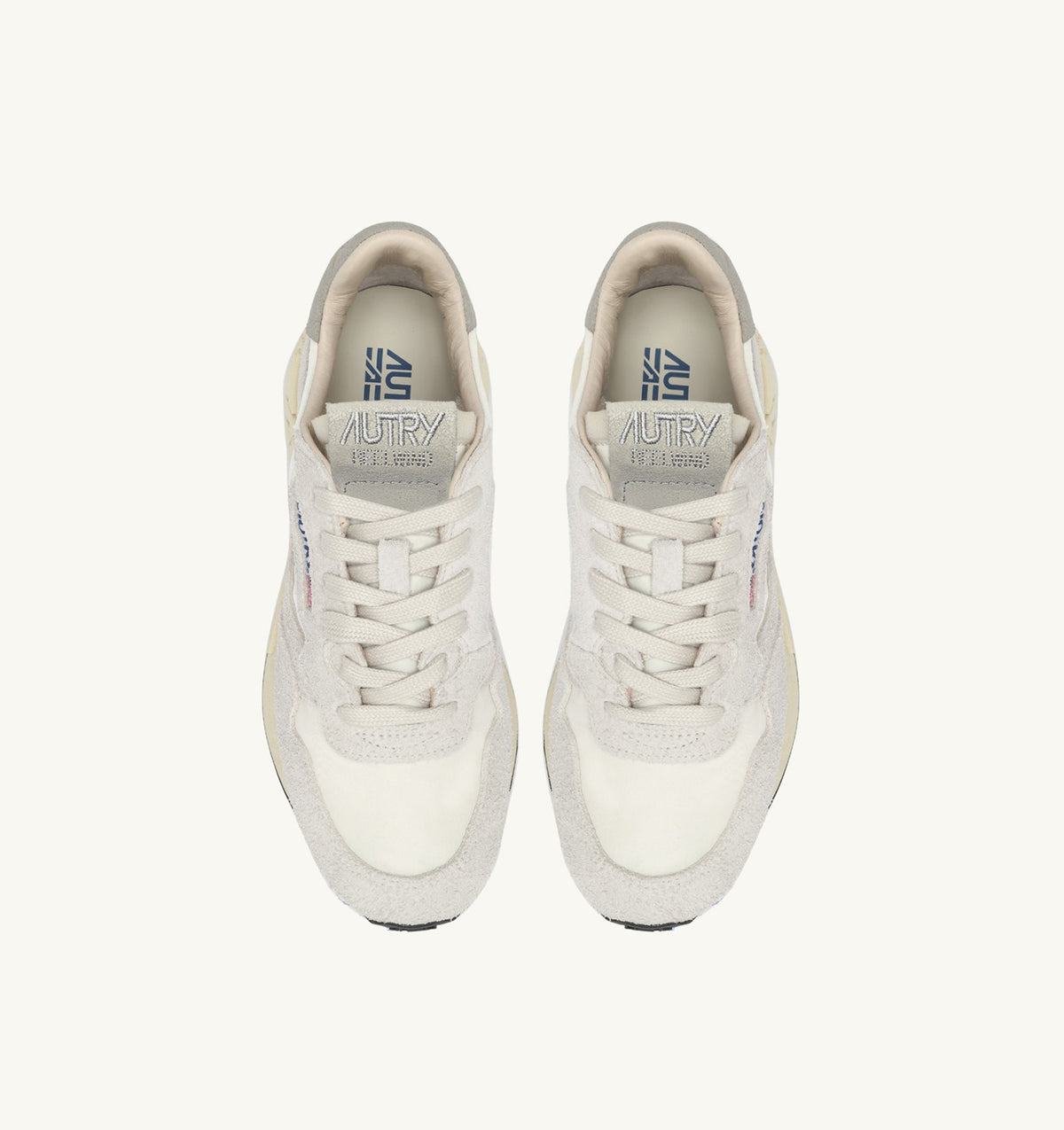 ZAPATILLAS BAJAS REELWIND EN NYLON Y ANTE BLANCO