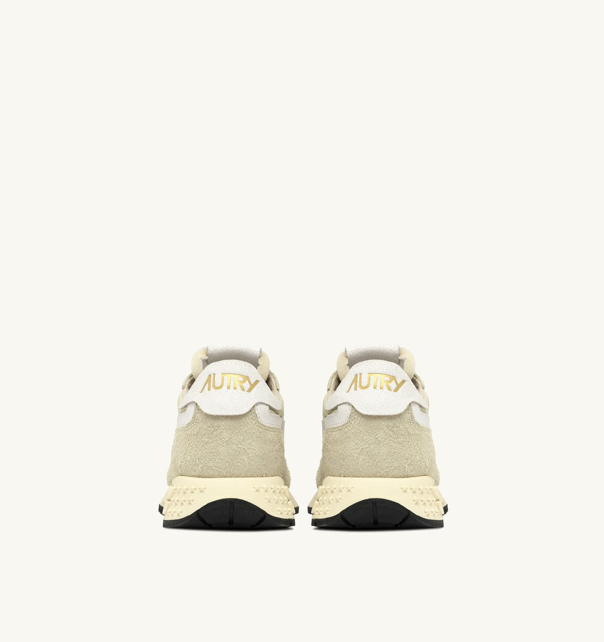 REELWIND LOW SNEAKERS IN HAY NYLON AND SUEDE