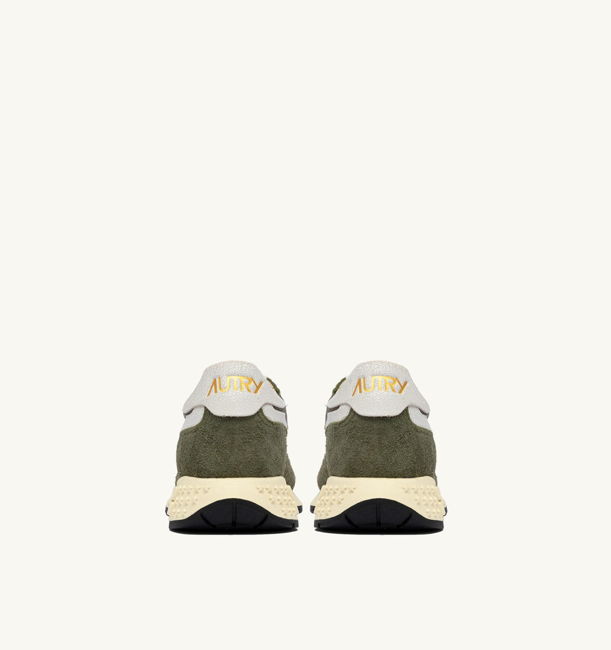 REELWIND LOW SNEAKERS IN WHITE AND SAGE NYLON AND SUEDE
