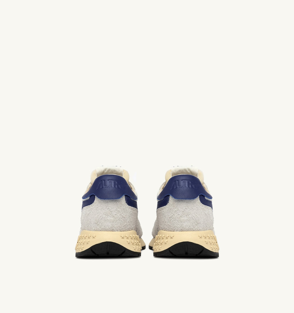ZAPATILLAS BAJAS REELWIND EN NYLON Y ANTE BLANCO Y LIMOGES